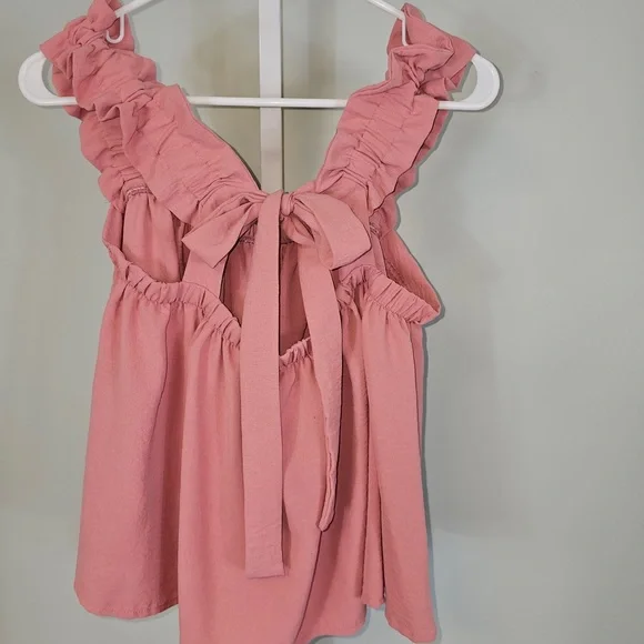 Carole Christian Pink Tank Blouse - Picture 2 of 6